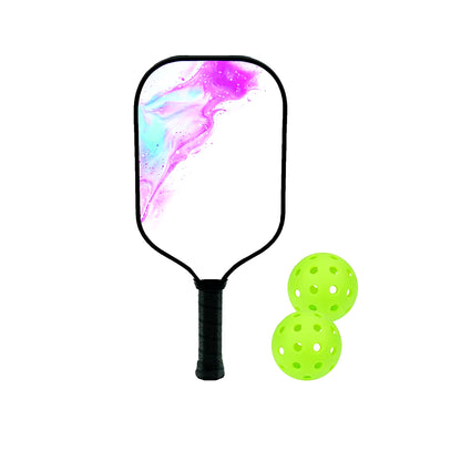 Pickleball Paddles Set Fiberglass Surface Non-Slip Grip Durable Lightweight Pop Tennis Sports Accessory Traction and Stability