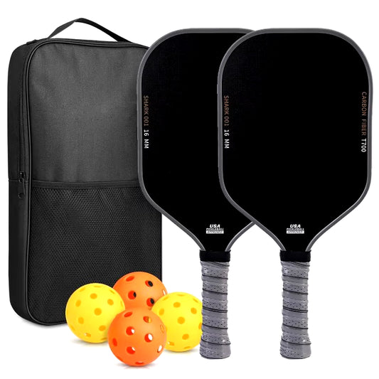 Pickleball Paddle T700 Carbon Fiber Frosted Surface 16MM Enhanced Sweet Spot&Control&Power Anti-Slip Grip USAPA Compliant