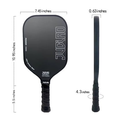 Pickleball Paddle Graphite Textured Surface for Spin USAPA Compliant Pro Pickleball Racket T700 Raw Carbon Fiber Paddle