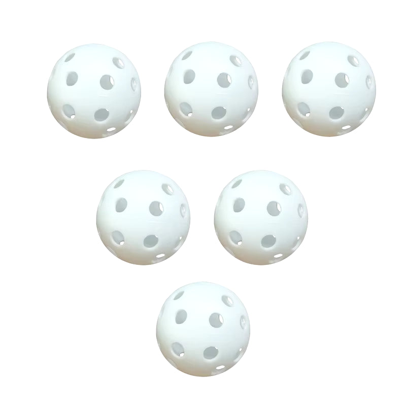 6Pcs Pickleball 40 Holes 74Mm Outdoor Colorful Pickleballs Durable Training and Entertainment Paddle Ball for Practice Sports