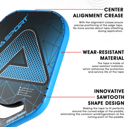 Pickleball Paddle Protection Tape 20Mm/23Mm/26Mm Paddle Head Edge Guard Racket Edge Protection Tapes