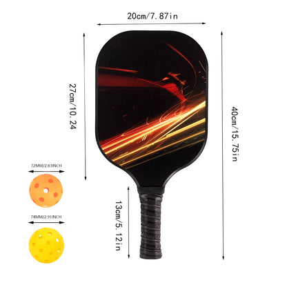 Pickleball Paddles USAPA Approved Graphite Pickleball Set Rackets Beach Tennis Sports Outdoor Pickleball Racquet Cricket Ball